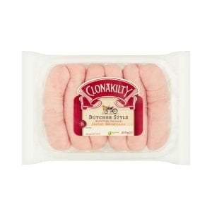 Clonakilty Würstchen nach Metzgerart