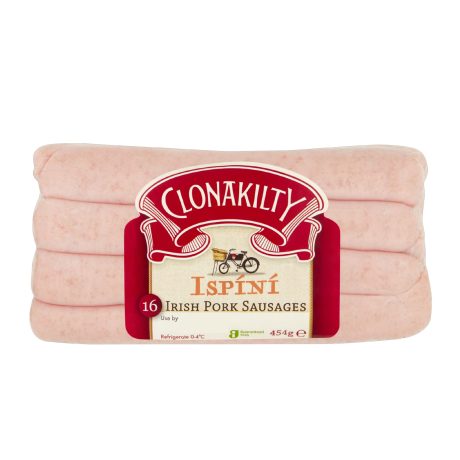 Clonakilty Ispini Irish pork sausages 16 pack