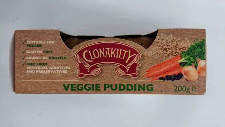 Clonakilty veggie pudding