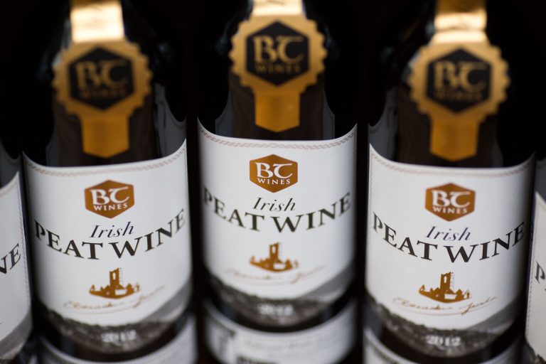 Irish peat wine