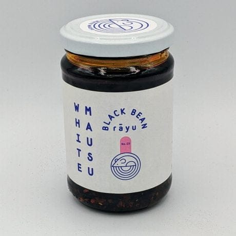 White Mausu Black Bean Rāyu